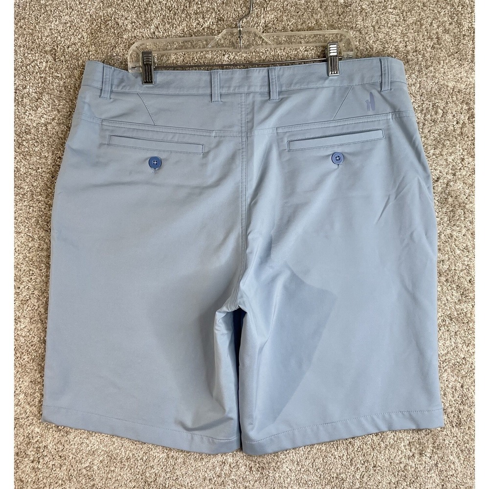 Johnnie O Golf Shorts Men 38 Blue Chino Outdoors Hike Camp Club Performance Surf - Picture 2 of 8